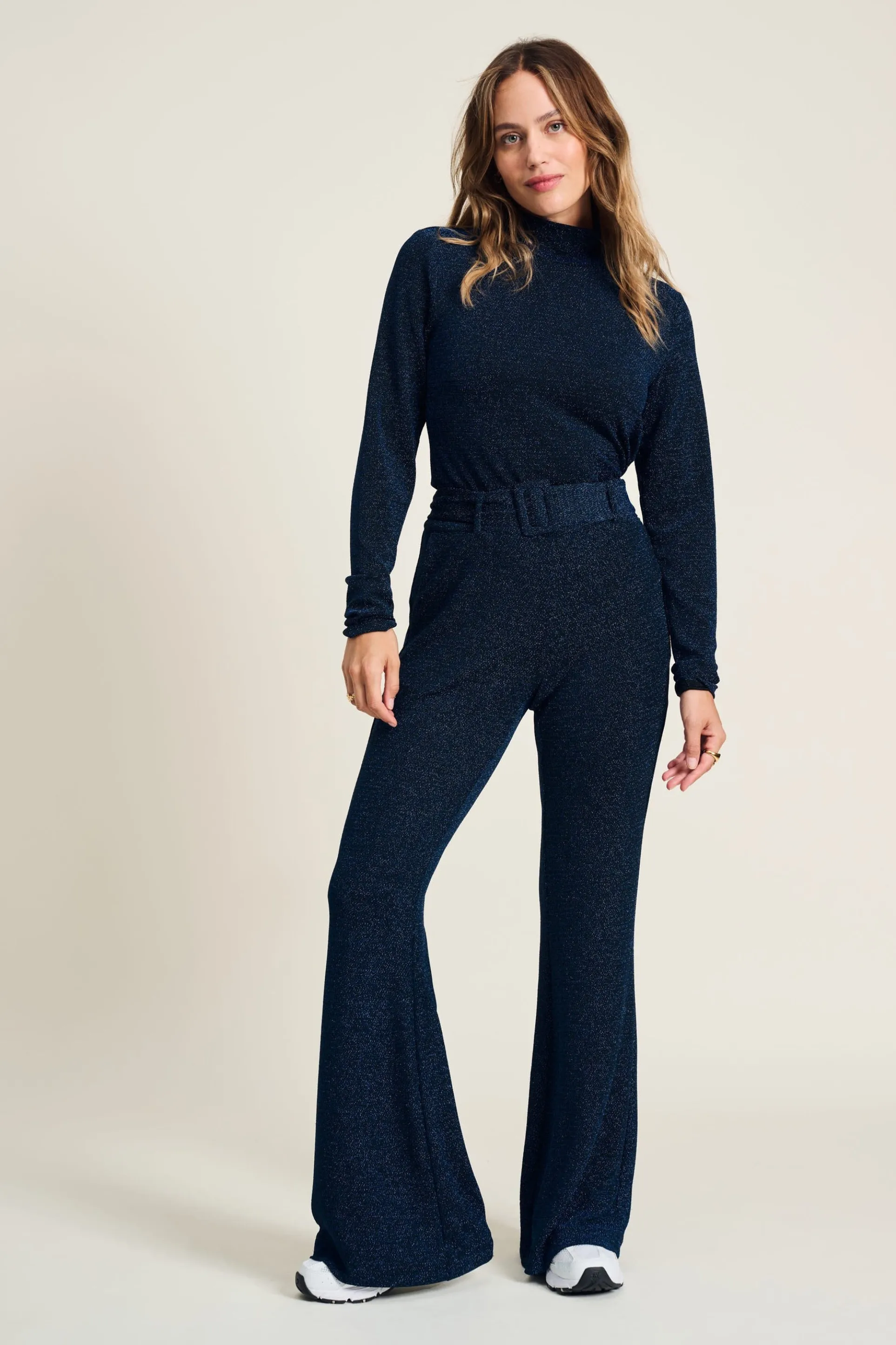 BROEK Festive Blue