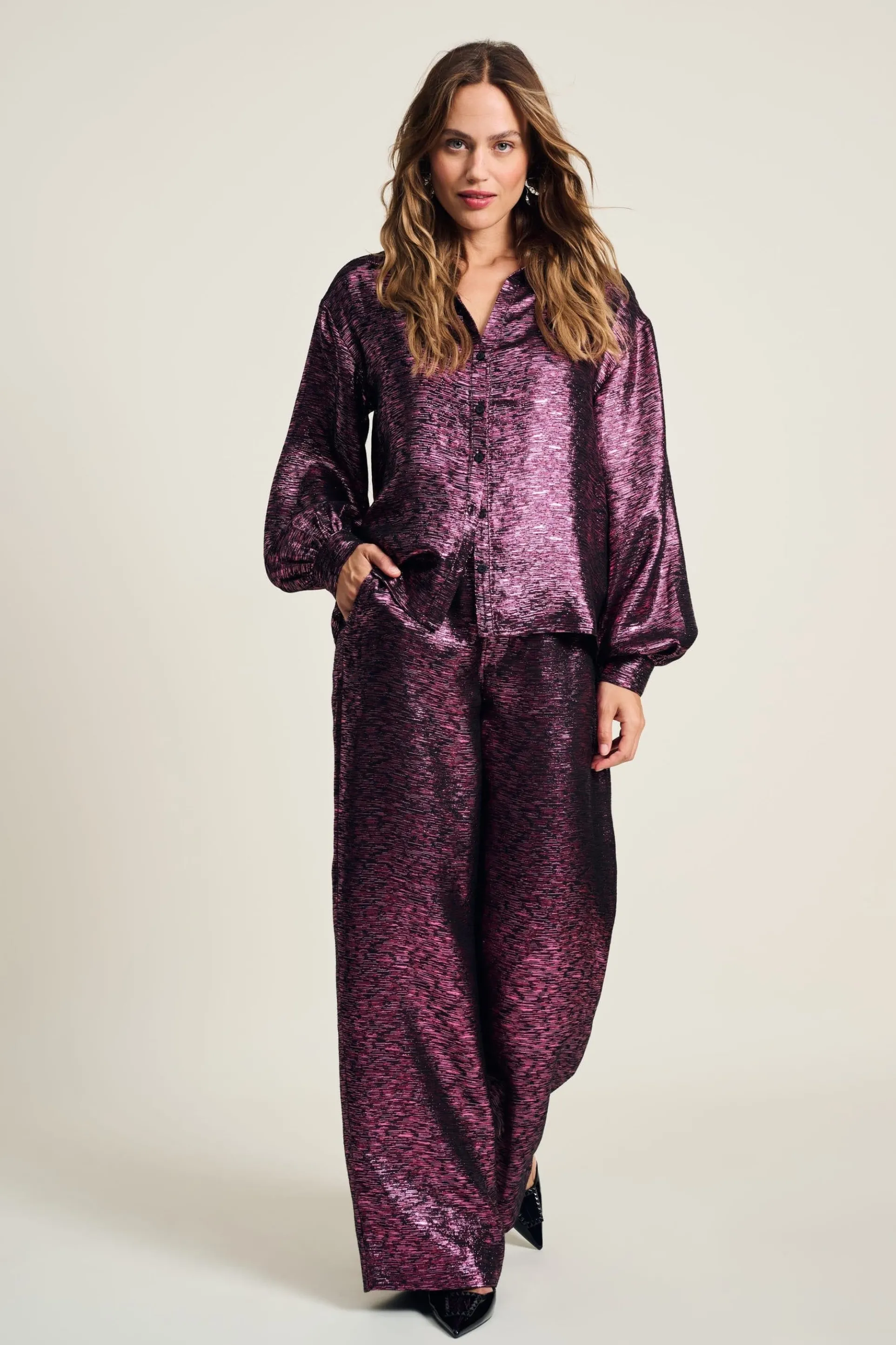 BROEK Festive Pink