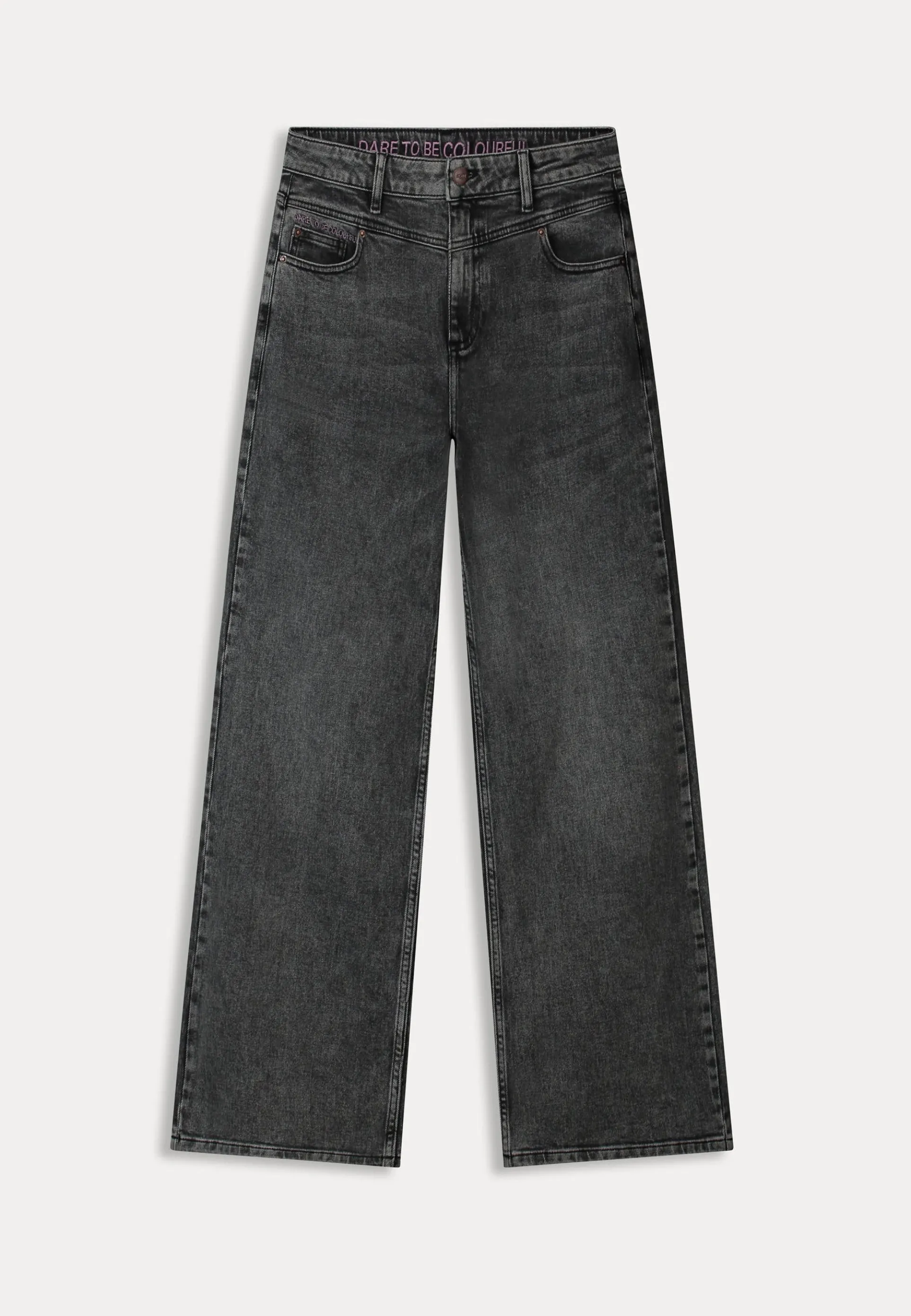 JEANS Wide Leg Grey Storm